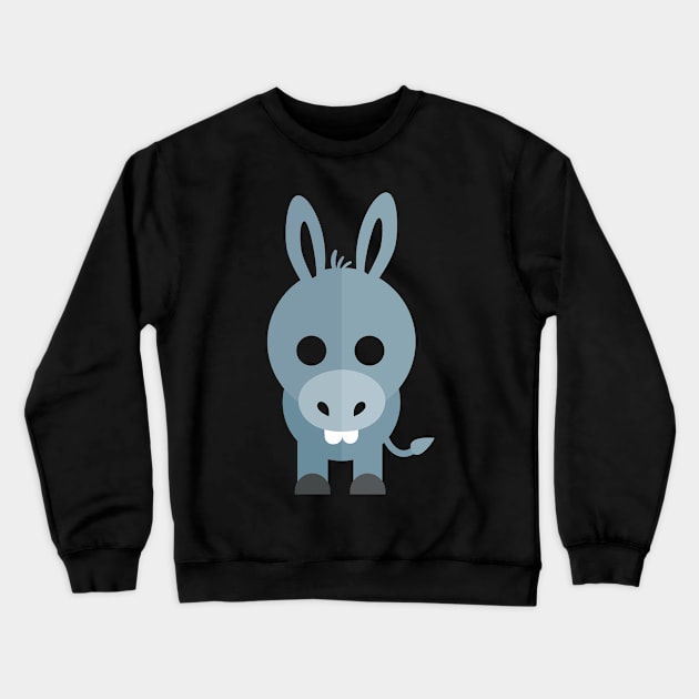 Funny blue donkey Crewneck Sweatshirt by AdiDsgn